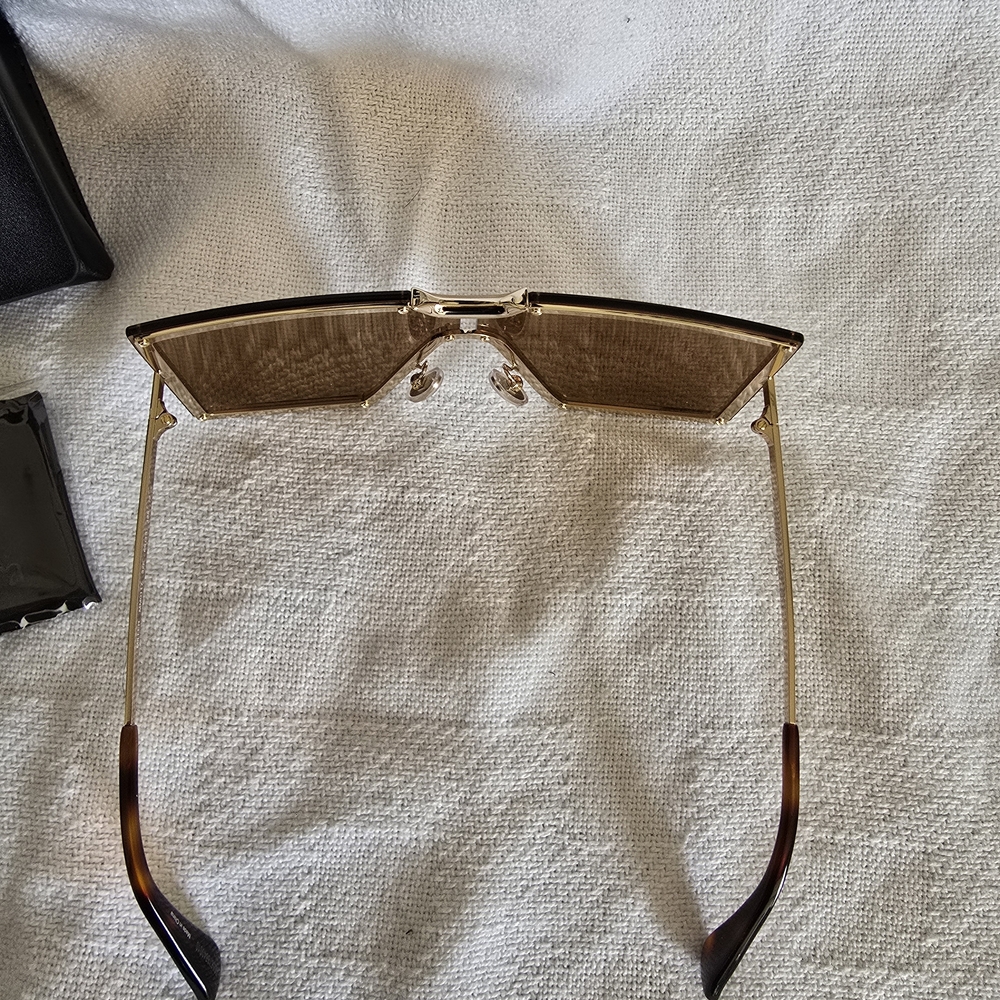 MaxMara Oversized Square Brown Sunglasses MM0117 NEW With case - Picture 10 of 10